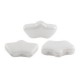 Les perles par Puca® Delos kralen Opaque white ceramic look 03000/14400
